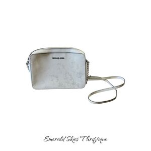 Michael Kors White‎ Jet Set Cross Body Shoulder Bag